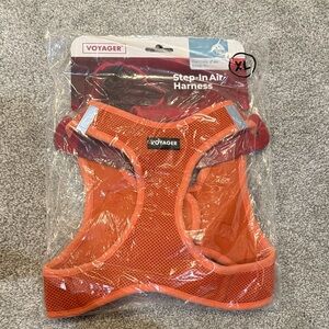 Voyager Orange Step-In Dog Air Harness XL